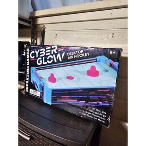 Cyber glow air hockey